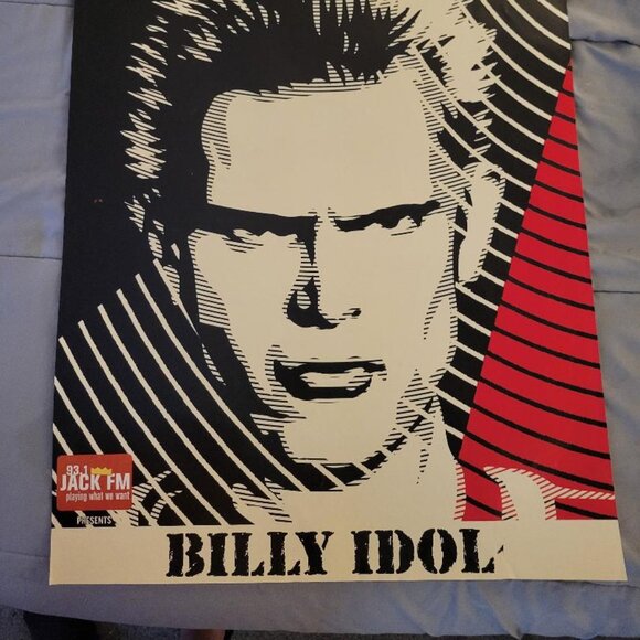 Original Billy Idol Concert Poster from the House of Blues Los Angeles 1999 - Picture 2 of 6